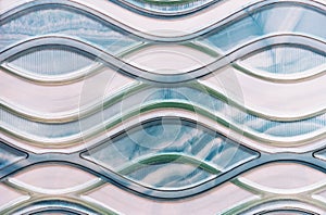 Porcelain stoneware tile with a wavy pattern. Background of porcelain stonewear tiles