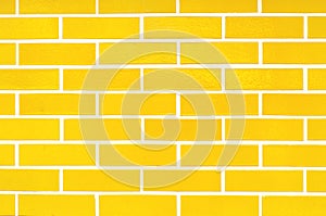 Porcelain Yellow Bricks Pattern for Background