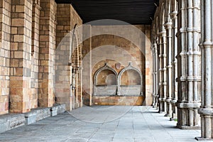 Porch of the Basilica of San Vicente in Avila, Spain