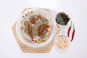 Porcine liver powder-Rice noodles