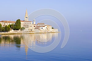 Porec in the beautiful dawn sun