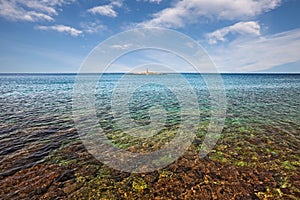 Porec, Istria, Croatia: marine landscape of the Adriatic sea