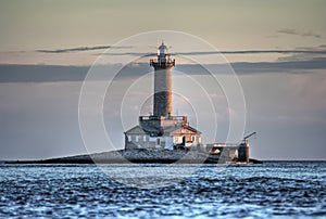 Porer lighthouse adriatic sea croatia mediteran photo