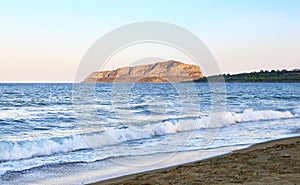 Pori beach at Lakonia Peloponnese Greece