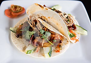 Pork Belly Tacos Asian Flavors