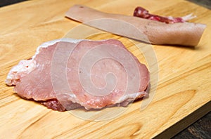 Pork escalope