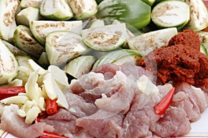 Pork Fried Eggplant Curry