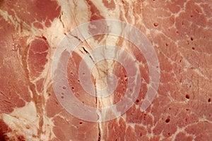 Pork ham, close-up