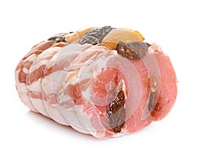 Pork joint in studio