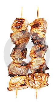 Pork kebabs
