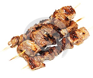 Pork kebabs