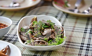 Pork Liver Spicy Salad