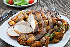 Pork loin photo