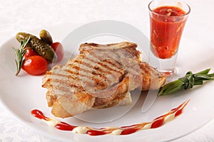 pork loin with gravy