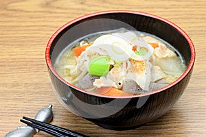 Pork miso soup