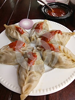 Pork momo, Shillong, Meghalaya, india