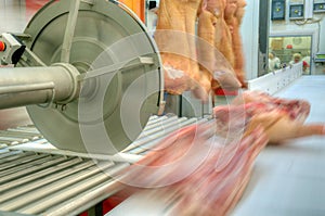 Pork processing meat food industry