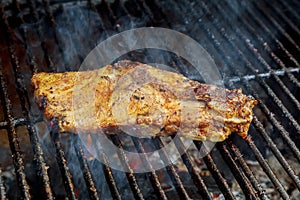 Pork Ribs on the Grill