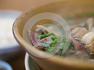 Pork Ribs Soup with Liver