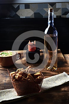 pork rinds fried pork skin Brazilian pancetta unsaltable fatty food bar food pururuca image