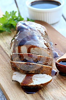 Pork Roast with Balsamic Glaze