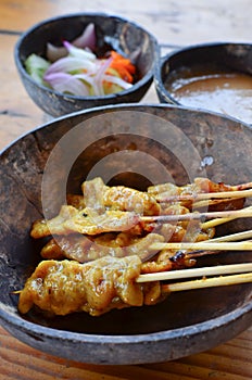 Pork Satay. grilled pork