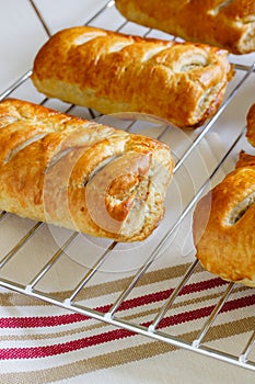 Pork Sausage Rolls in Puff Pastry