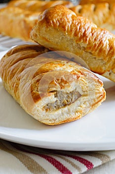 Pork Sausage Rolls in Puff Pastry