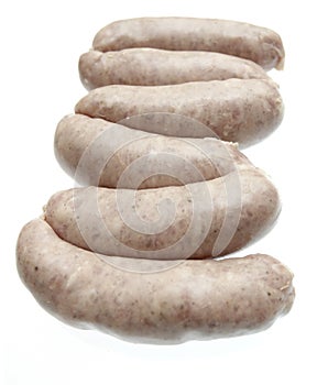 Pork sausages