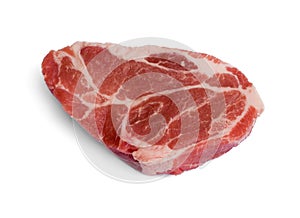 Pork scotch fillet steak photo