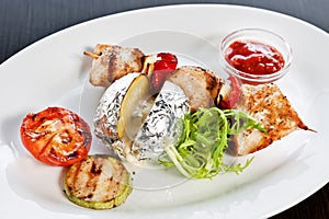 Pork shashlik