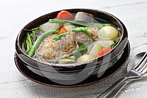 Pork sinigang, filipino cuisine