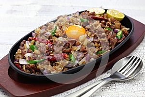 Pork sisig, filipino cuisine