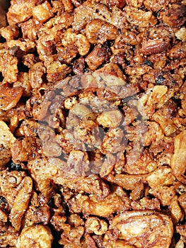 pork skin grease fried