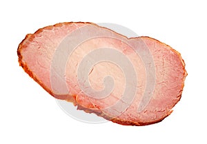 Pork smoked meat slice