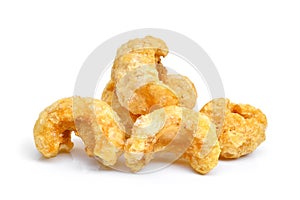 Pork snack, pork rind, pork scratching, pork crackling