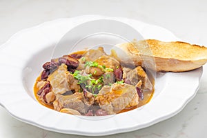 pork stew with red beans