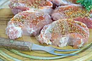 Pork tenderloin with herbes de Provence