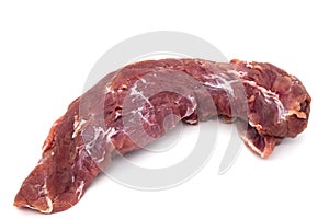 Pork tenderloin isolated on a white background