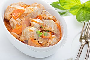 Pork and vegetable stew