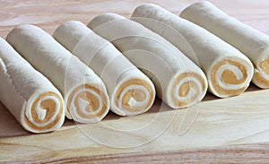 Porky ear cookie rolls