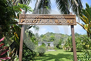 Porotaka Marae Rarotonga Cook Islands