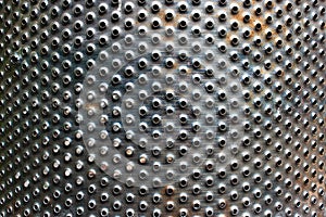 Porous steel plate