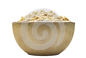 Porridge in Earthenware Bowl