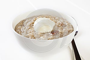 Porridge with Yogurt photo