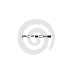 Porsche Logo vector on white background