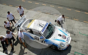 A Porsche Pit Crew in Action