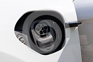 Porsche Taycan Turbo S 2020 Electric Charge Socket