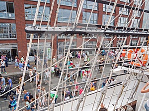 The port of Amsterdam during Sail 2015