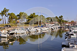 Port of Andernos-les-bains in France